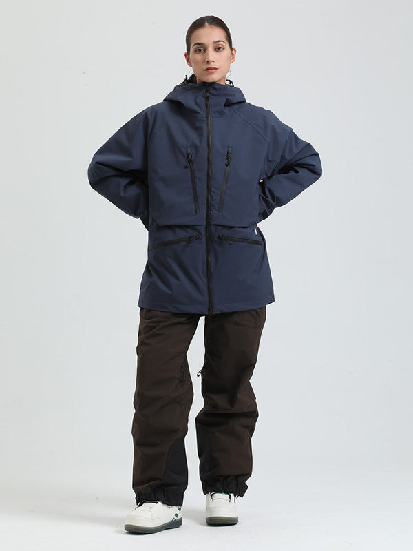 Women's Gsou Snow Durable Mountain Pro All Function Cargo Snow Suit