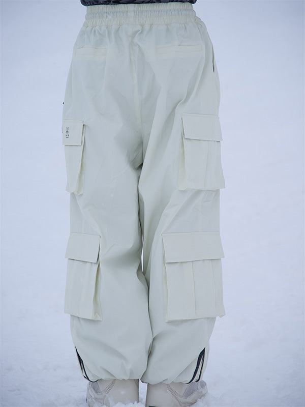 Men's Rabbit Snow Freestyle Cargo Baggy Snowboard Pants