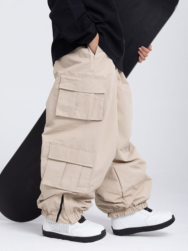 Women's Rabbit Snow Freestyle Cargo Baggy Snowboard Pants