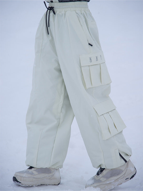 Men's Rabbit Snow Freestyle Cargo Baggy Snowboard Pants