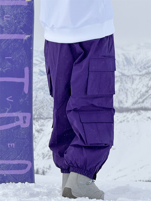 Women's Rabbit Snow Freestyle Cargo Baggy Snowboard Pants