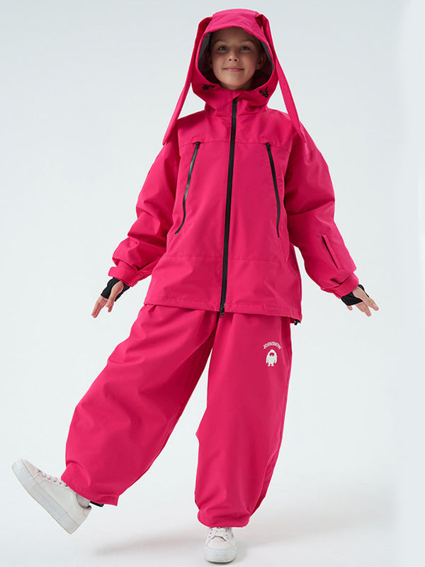 John Snow Kids BunnyRush Adventure Snow Suit With Long Rabbit Ears