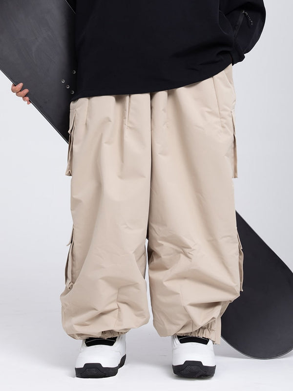 Men's Rabbit Snow Freestyle Cargo Baggy Snowboard Pants