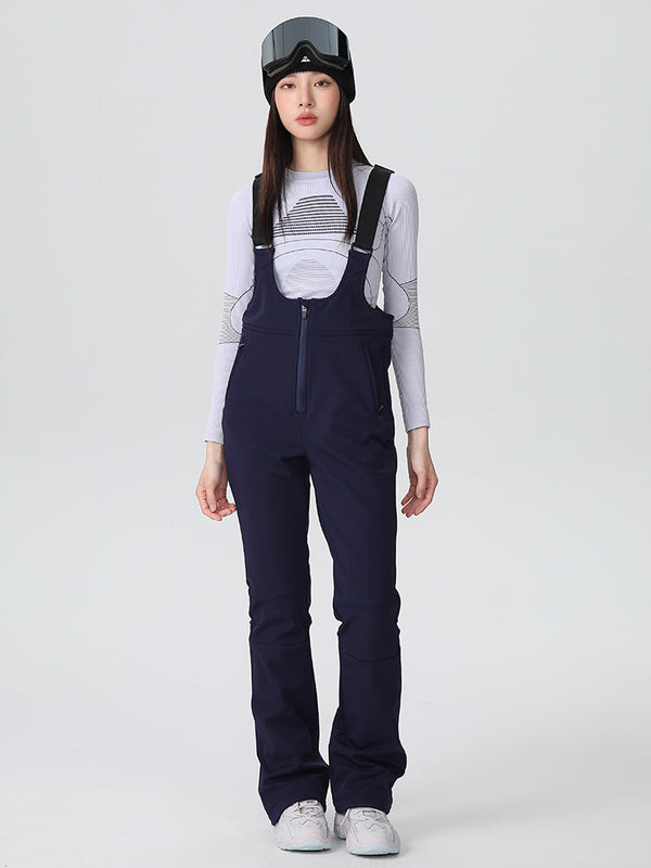 Women's Searipe Tailored Flex Flare Ski Bibs Overalls