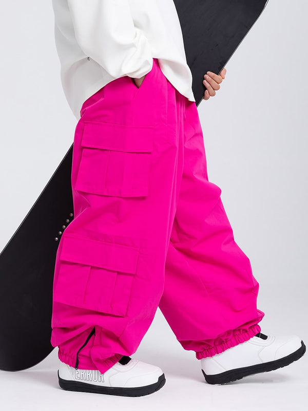 Women's Rabbit Snow Freestyle Cargo Baggy Snowboard Pants