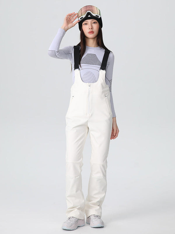 Women's Searipe Tailored Flex Flare Ski Bibs Overalls