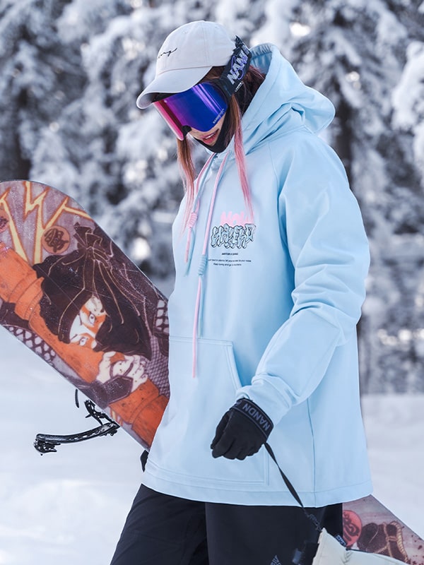 Women's Nandn Mountain Chill Out Baggy Snowboard Hoodie