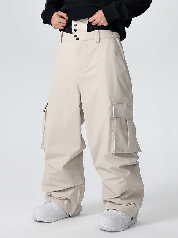 Men's Searipe Durable Mountain Pro All Function Baggy Snow Pants