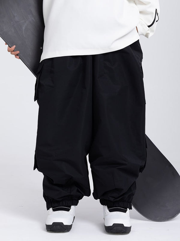 Men's Rabbit Snow Freestyle Cargo Baggy Snowboard Pants