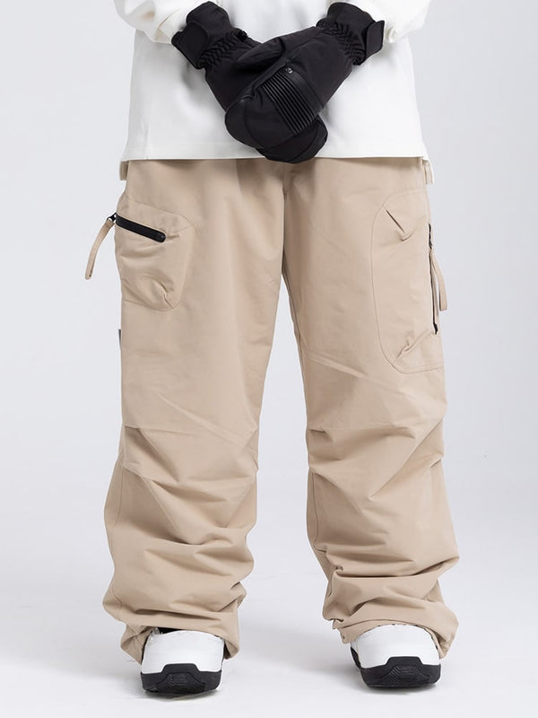 Men's Prime Mountain Baggy Snow Pants with Dual Side Cargo Pockets