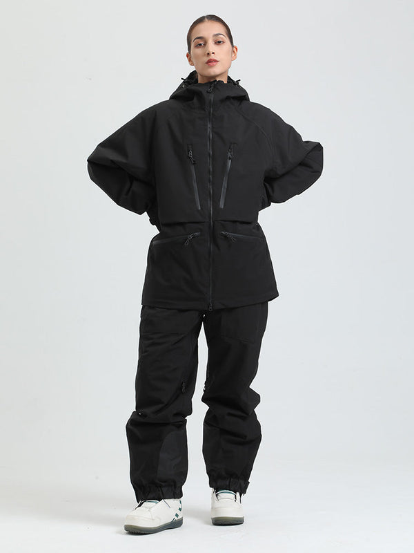 Women's Gsou Snow Durable Mountain Pro All Function Cargo Snow Suit