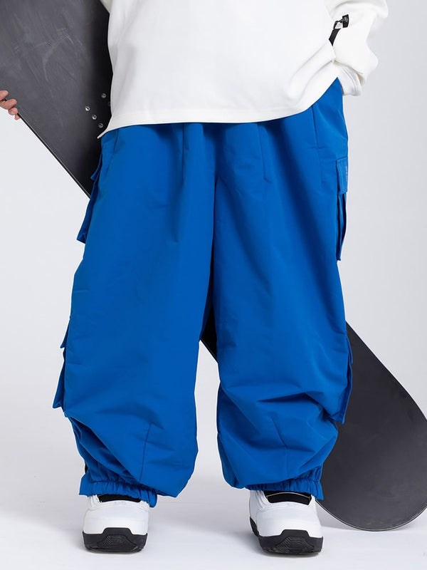 Men's Rabbit Snow Freestyle Cargo Baggy Snowboard Pants