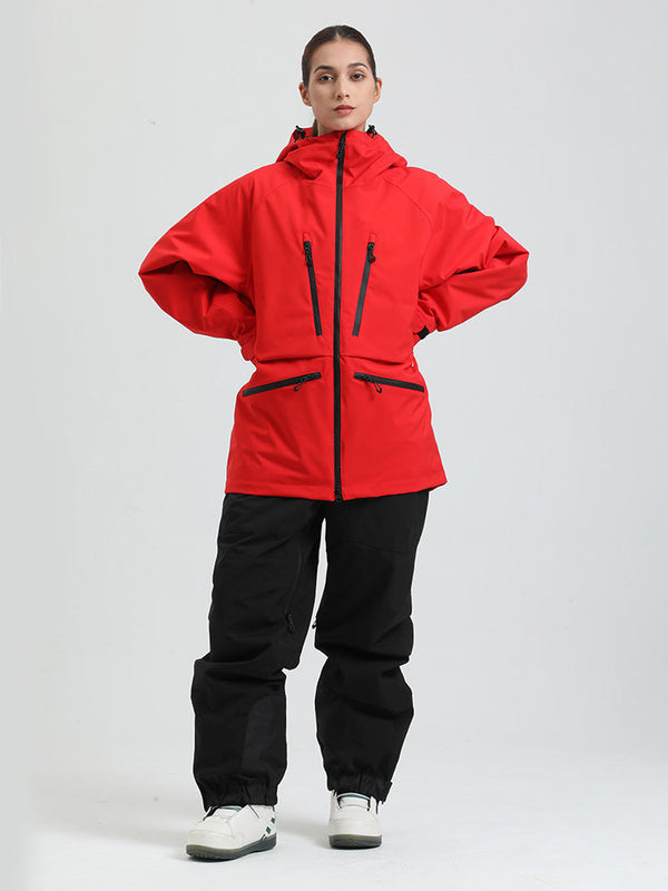 Women's Gsou Snow Durable Mountain Pro All Function Cargo Snow Suit