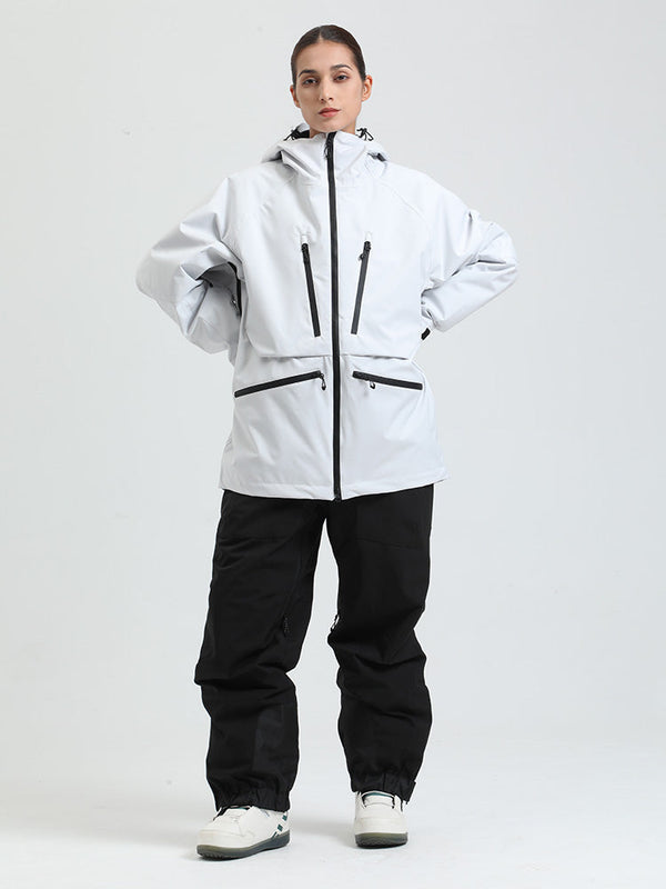 Women's Gsou Snow Durable Mountain Pro All Function Cargo Snow Suit