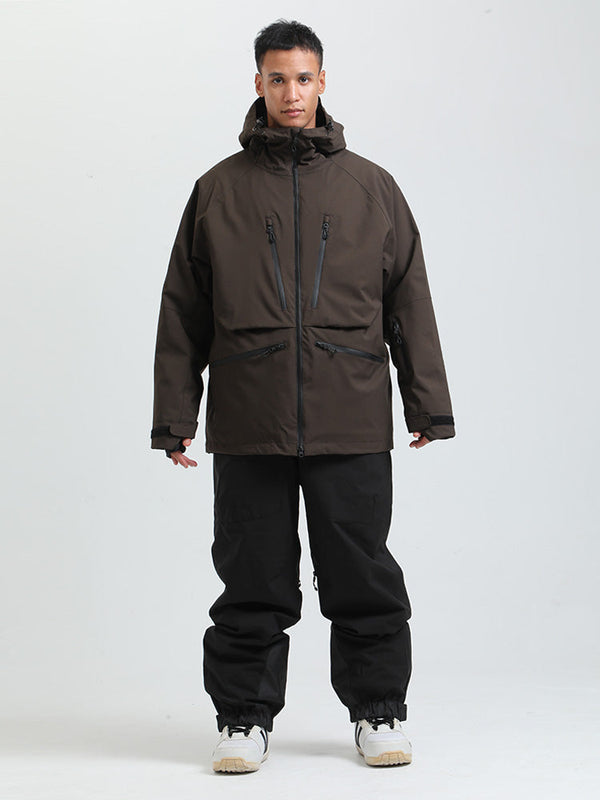 Men's Gsou Snow Durable Mountain Pro All Function Cargo Snow Suit