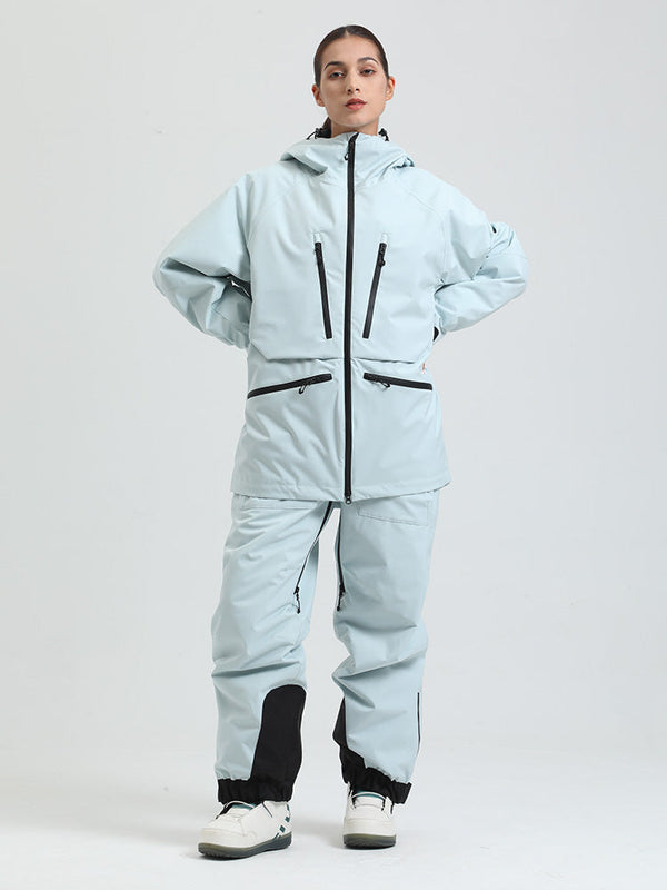 Women's Gsou Snow Durable Mountain Pro All Function Cargo Snow Suit