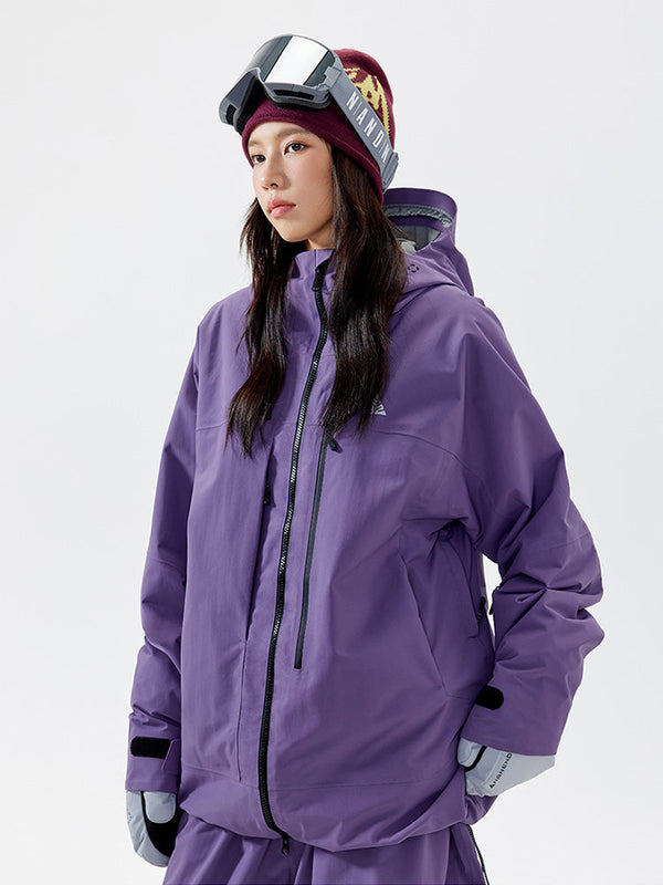 Women's Nandn Unisex 3L Snow-Peak Baggy Snow Jacket