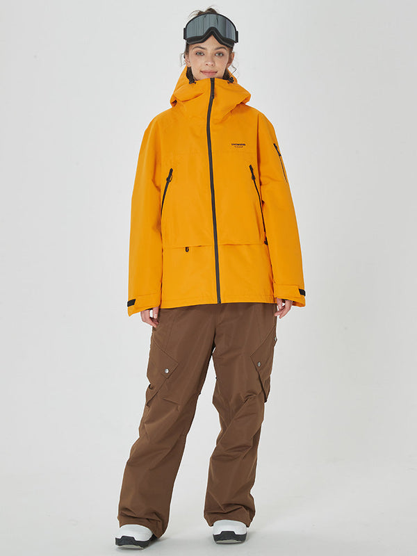 Women's Mountain Breaker Anorak Jacket with Swag Cargo Snowboard Pants