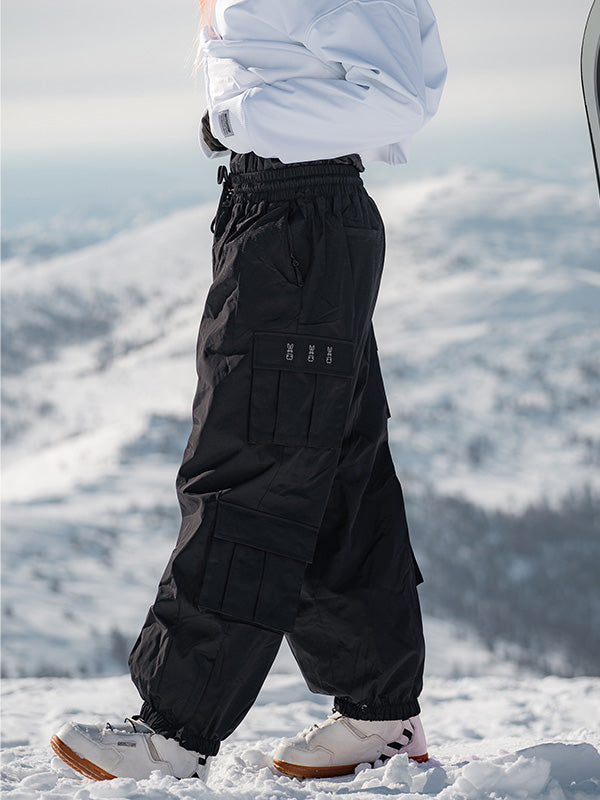 Men's Rabbit Snow Freestyle Cargo Baggy Snowboard Pants