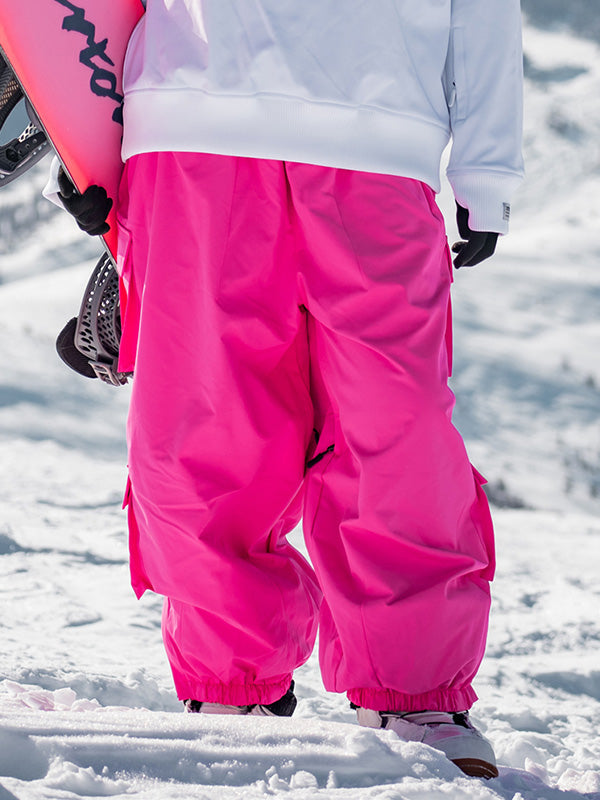 Women's Rabbit Snow Freestyle Cargo Baggy Snowboard Pants