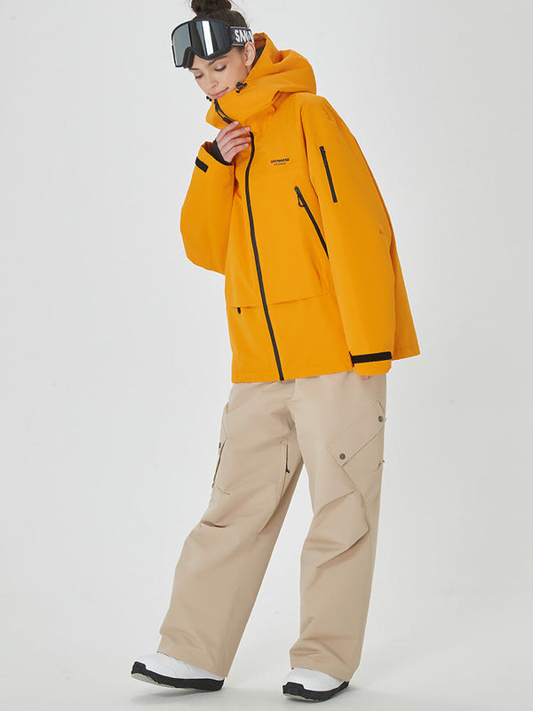 Women's Mountain Breaker Anorak Jacket with Swag Cargo Snowboard Pants