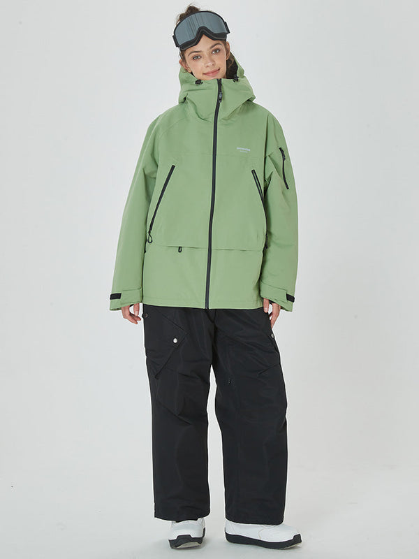 Women's Mountain Breaker Anorak Snowboard Jacket with Swag Cargo Snow Pants