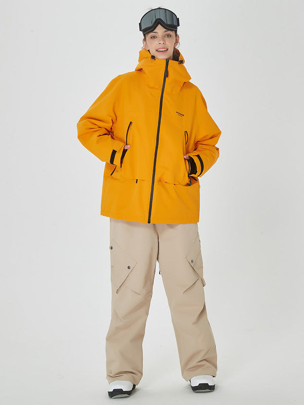 Women's Mountain Breaker Anorak Snowboard Jacket with Swag Cargo Snow Pants