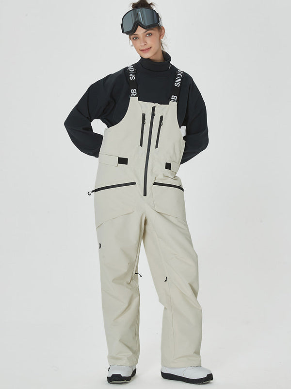 Women's Alpine Freerider Swag Cargo Bib Baggy Snow Pants