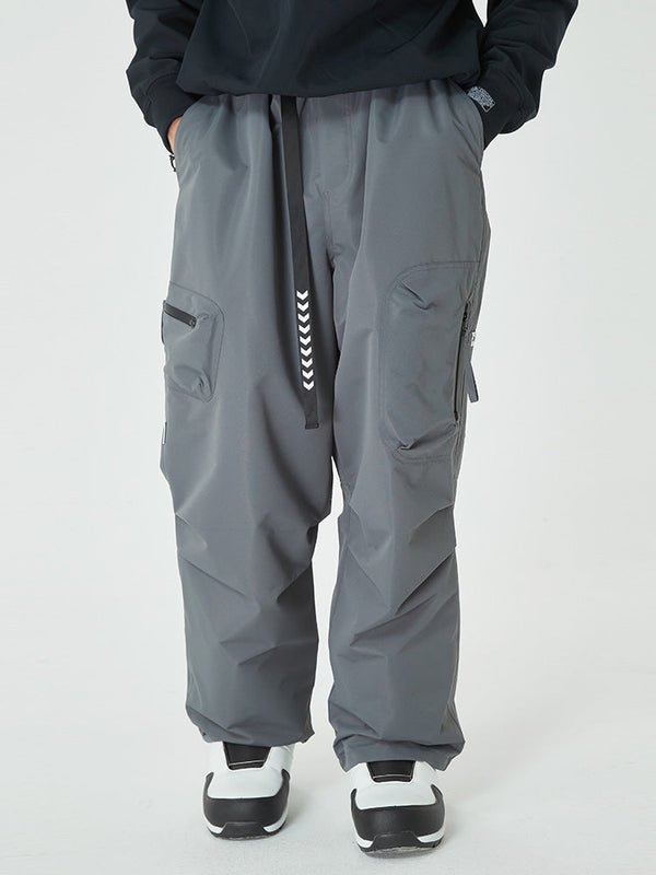 Men's Mountain Expedition Baggy Snow Pants with Side Cargo Pockets