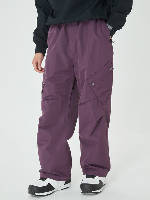 Men's Mountain Chill Baggy Snow Pants with 2 Swag Cargo Pockets