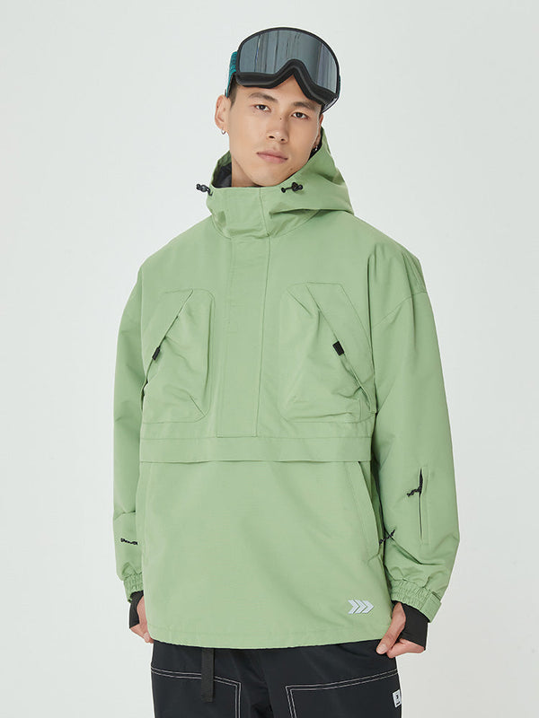 Men's Alpine Freerider Baggy Anorak with Dual Cargo Chest Pockets