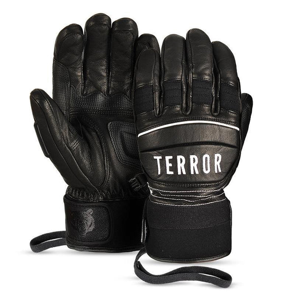 Women's Terror Competitor Full Leather Snowboard Ski Gloves