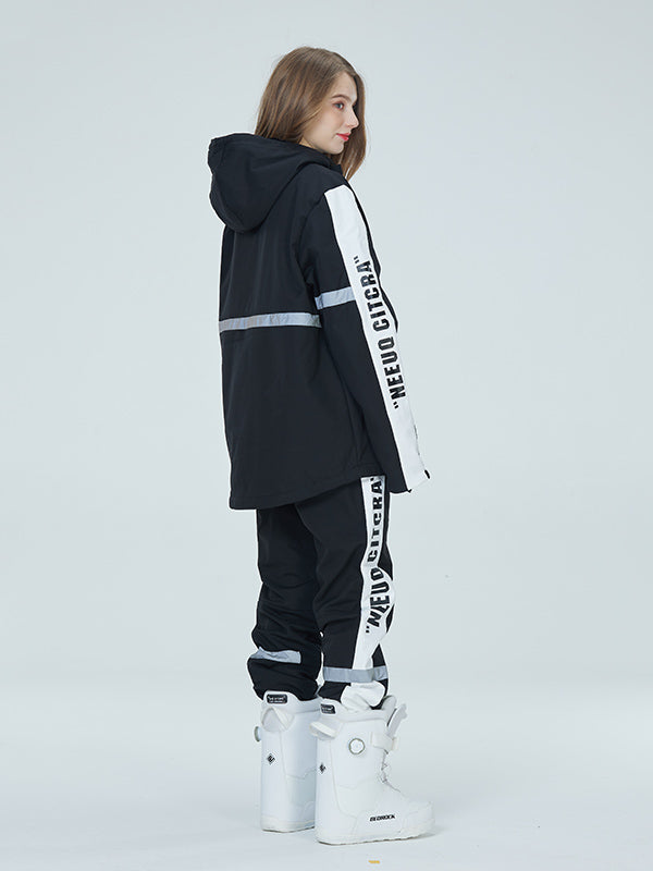 Women's Arctic Queen Winter Guide Stripe Reflective Snow Suits