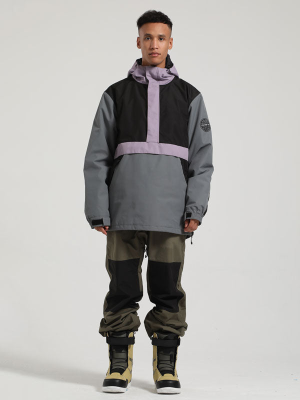 Men's Gsou Snow Winter Messenger Anorak Snow Jacket & Pants Set