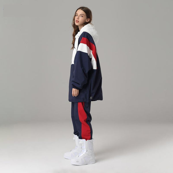 Women's Searipe Unisex Dope Star Street Fashion Outdoor Jacket Pants Set