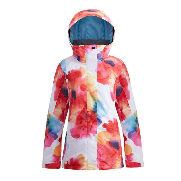 Women's SMN Bright Colorful New Fashion Waterproof Winter Snowboard Jacket