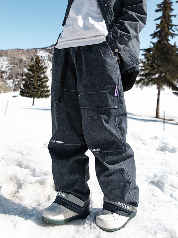 Women's Nandn Mountain Beast Denim Prime Baggy Snowboard Pants