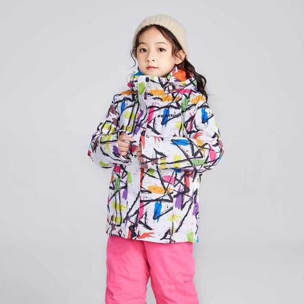 Girls Searipe Color Forest Waterproof Ski Jacket