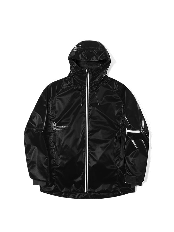 Women's Ld Ski Black Paint Graphene 3L Snow Jackets