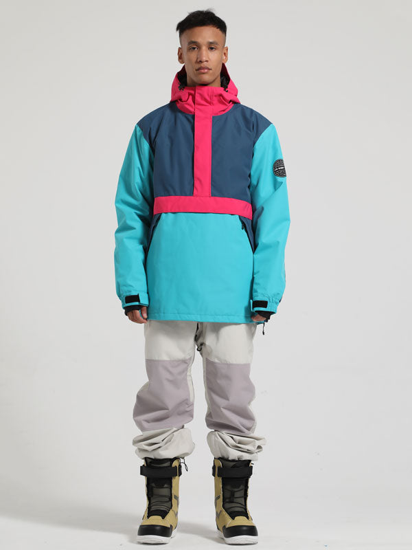 Men's Gsou Snow Winter Messenger Anorak Snow Jacket & Pants Set