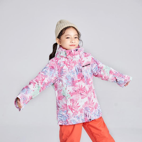Girls Searipe Color Forest Waterproof Ski Jacket