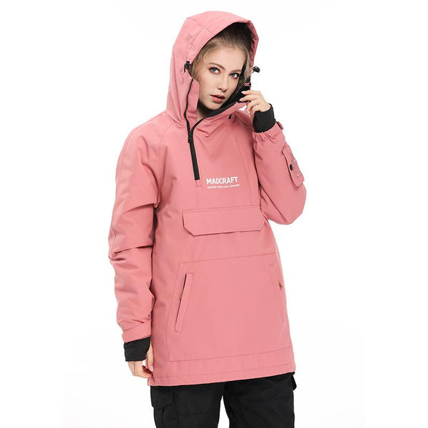 Women's Mad Craft Snow Tech Unisex Pullover Waterproof Snow Hoodie