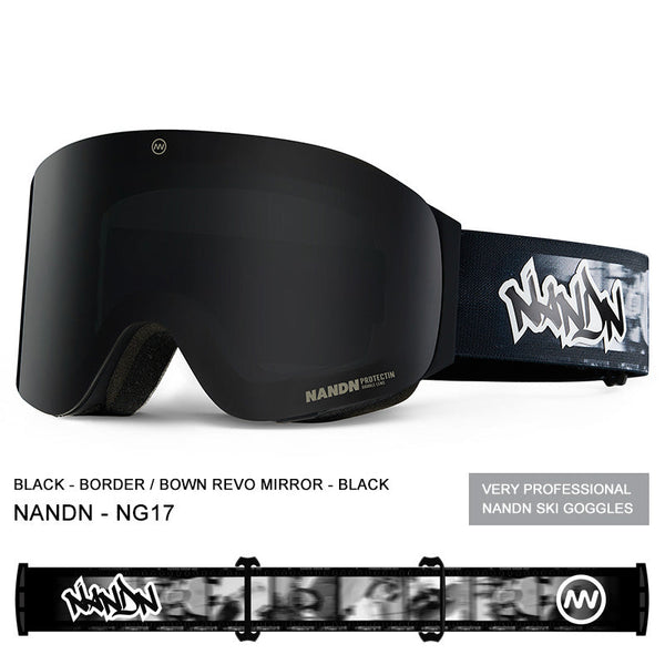 Nandn Unisex Snowboard Protection Openable Snow Ski Goggles