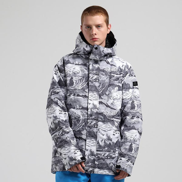 Herren SMN Berg Snow Shred Freistil Snowboard Schneejacke