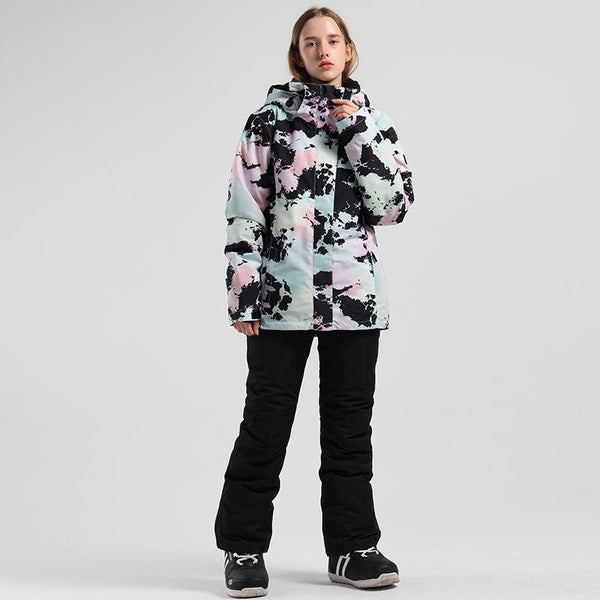 Women's SMN Winter Vogue Snowsuits Jacket & Pants Set