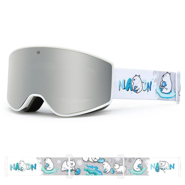 Boys Unisex Nandn Unisex Wintersports Ski Snowboard Goggles Package