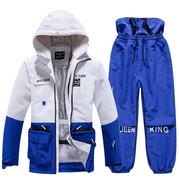 Men's Sportive Unisex Fun Spot Snow Suit
