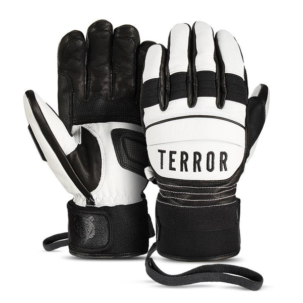 Women's Terror Competitor Full Leather Snowboard Ski Gloves