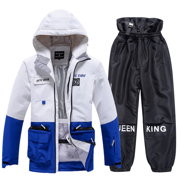 Women's Sportive Unisex Fun Spot Snow Suit