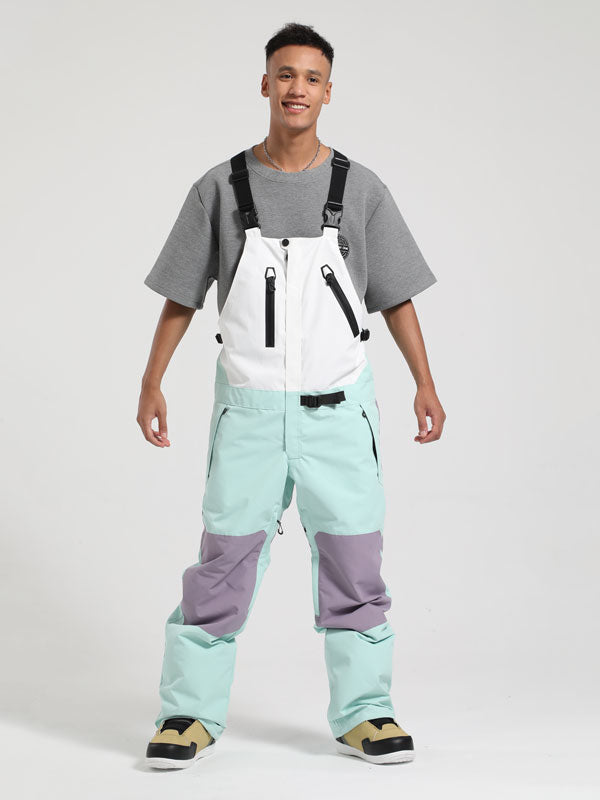 Men's Gsou Snow Block Snow Bibs Pants